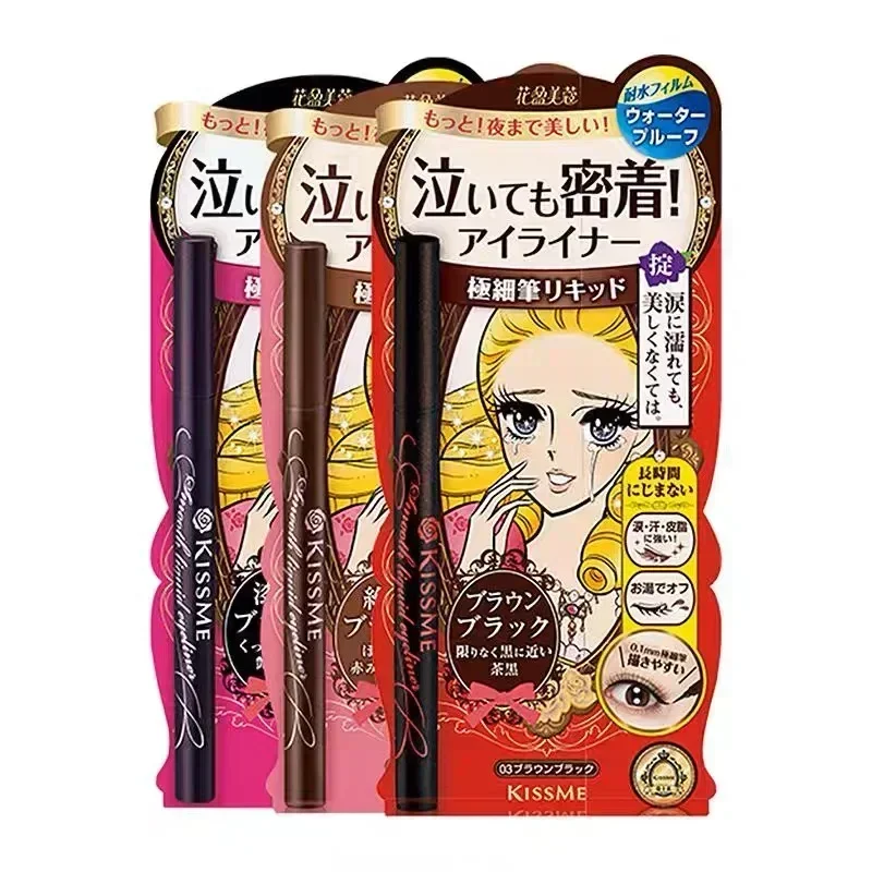 KISS ME make up Quick-drying W - огляд і ціна Waterproof Liquid Eyeliner Pen