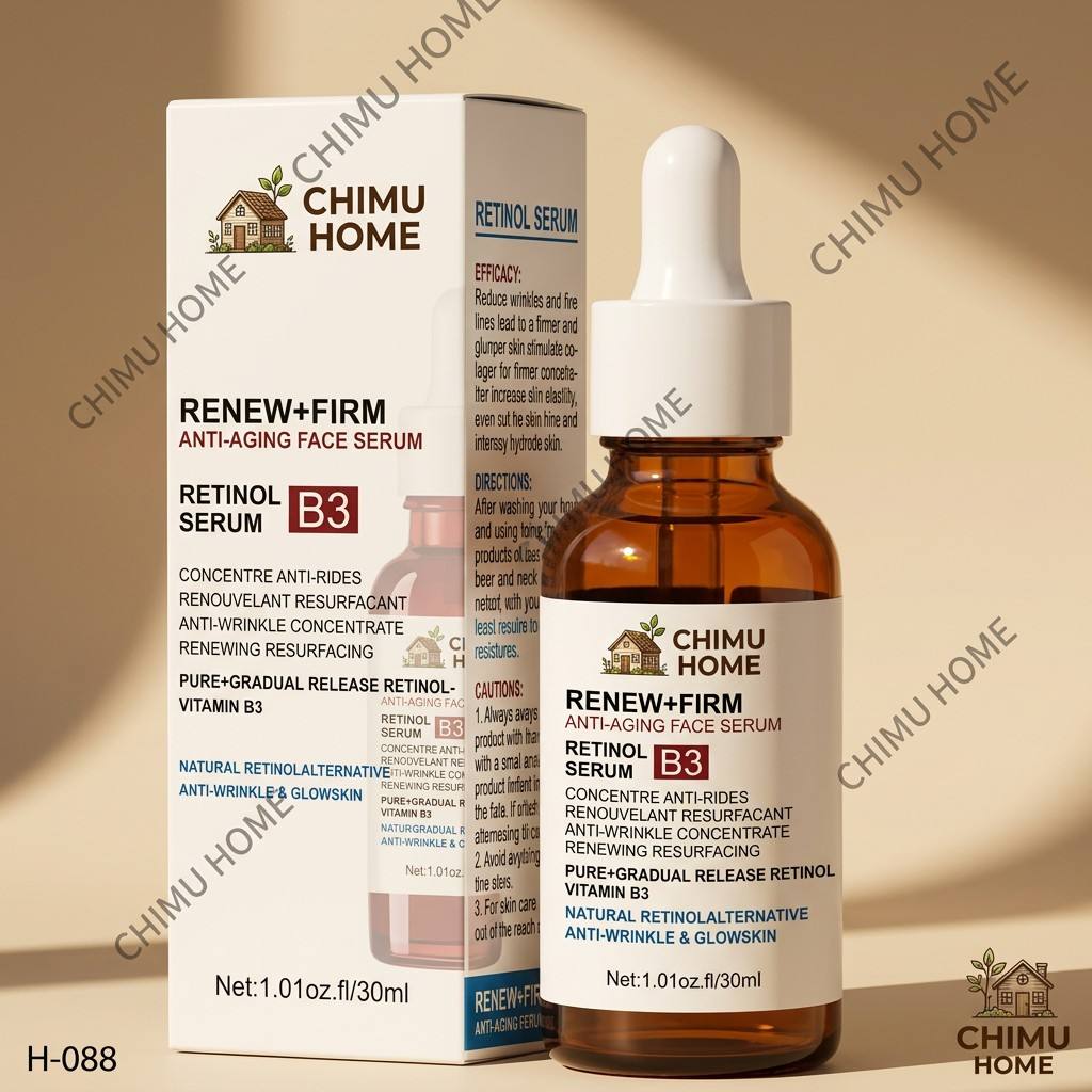 【CHIMU HOME】Retinol B3 Facial  - огляд і ціна Hyaluronic Acid Facial Serum
