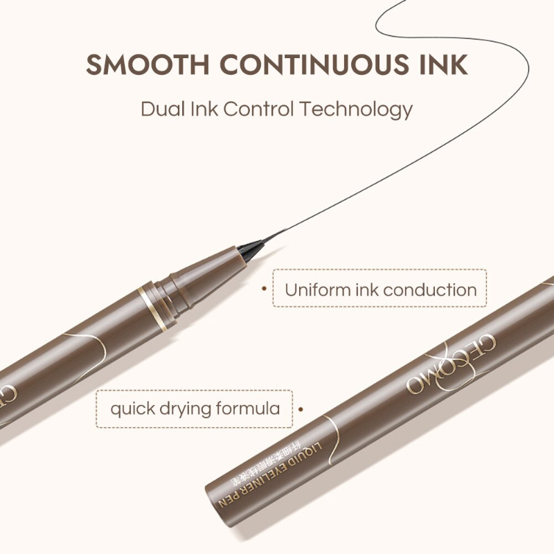 GECOMO Liquid Eyeliner 0.014mm - огляд і ціна Waterproof Liquid Eyeliner Pen