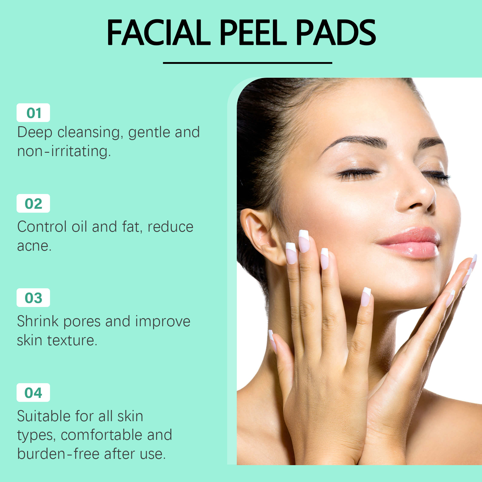 Glycolic Acid Cotton Pads Shri - огляд і ціна Salicylic Acid Blackhead Remover