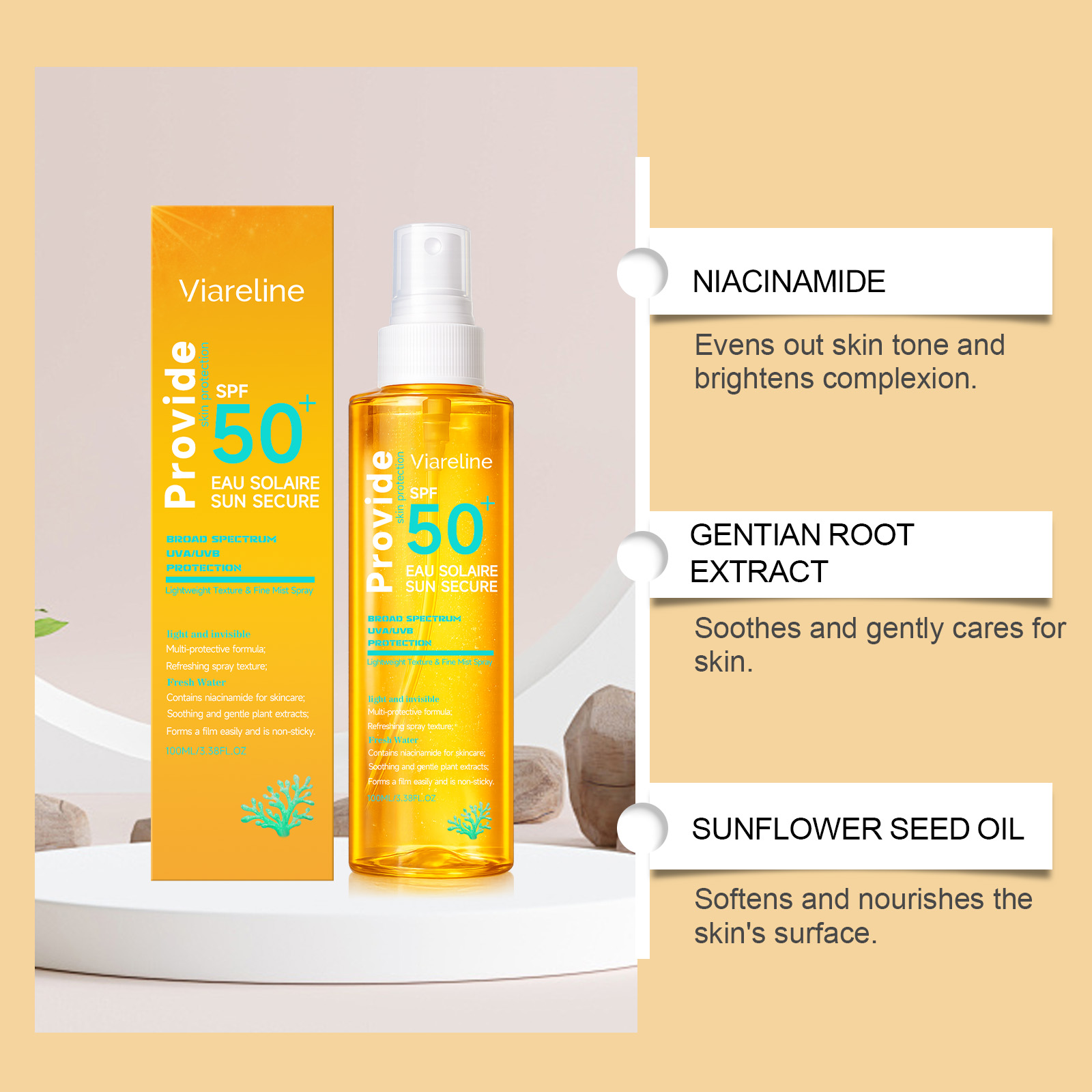 Hydrating  Invisible Sunscreen - огляд і ціна Spf 50 Waterproof Sunscreen