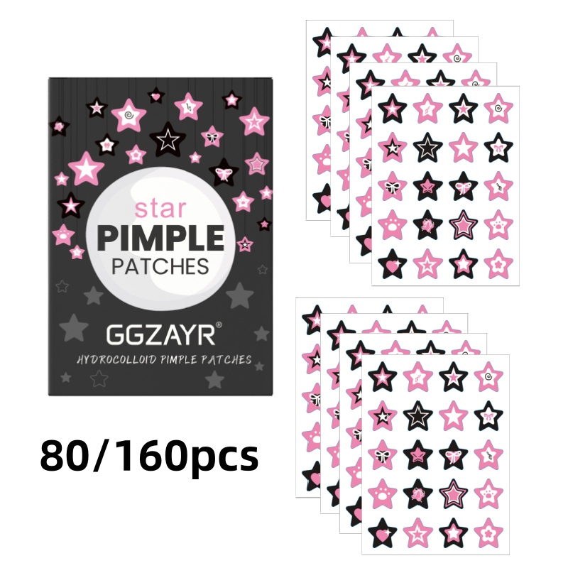 80/160pcs Star Acne Patch Set  - огляд і ціна Skincare