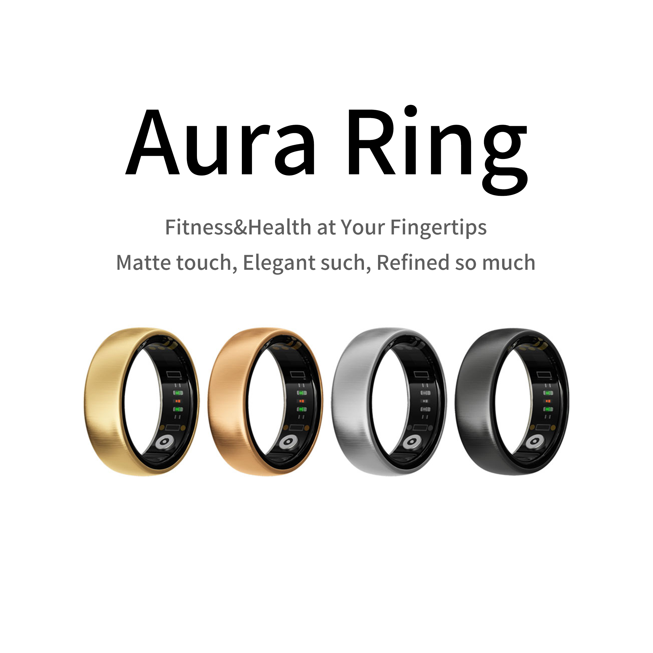 AURA Matt Smart Ring Fitness S - огляд і ціна Health Monitors