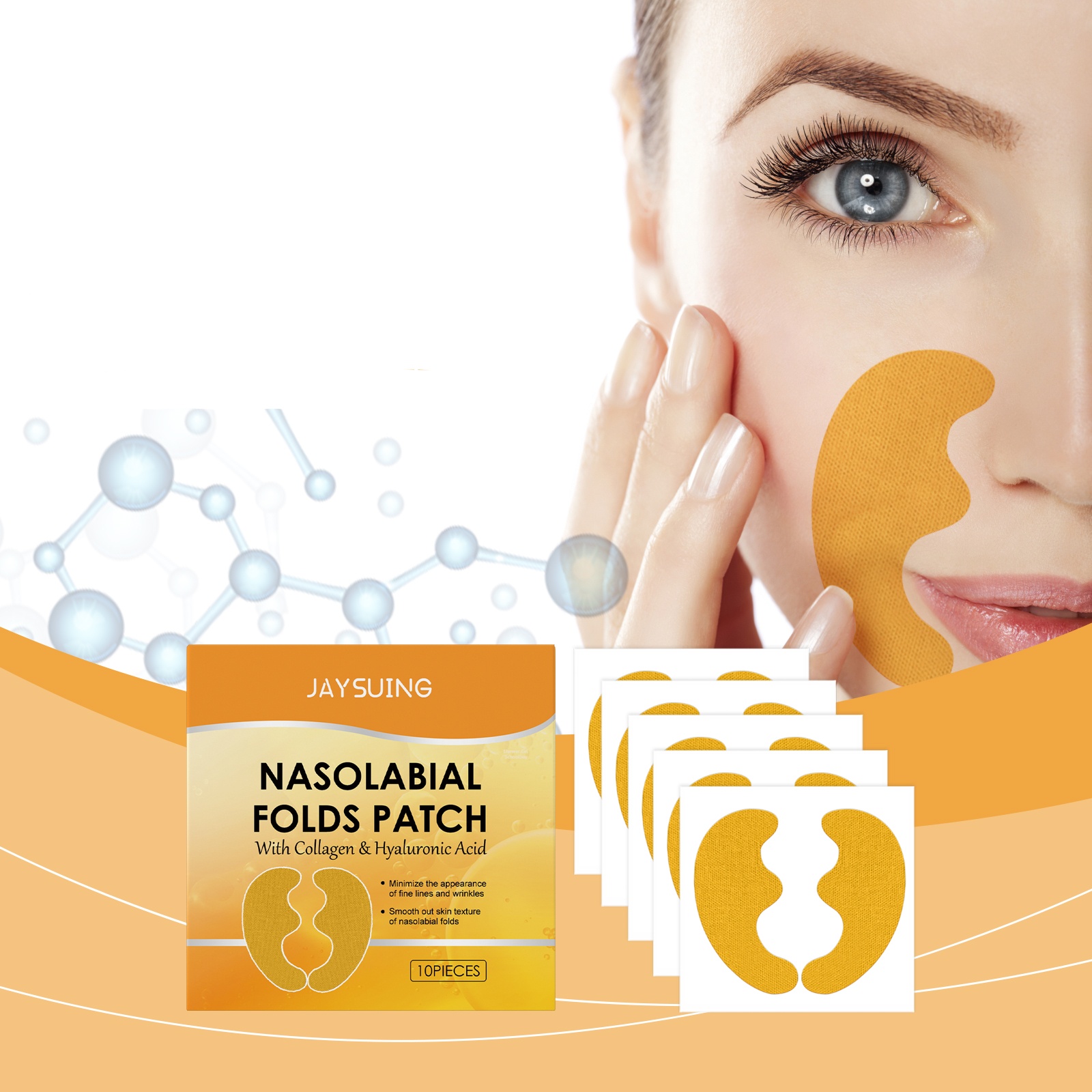 Wrinkle Removal Patch Hyaluron - огляд і ціна Collagen Under Eye Patches