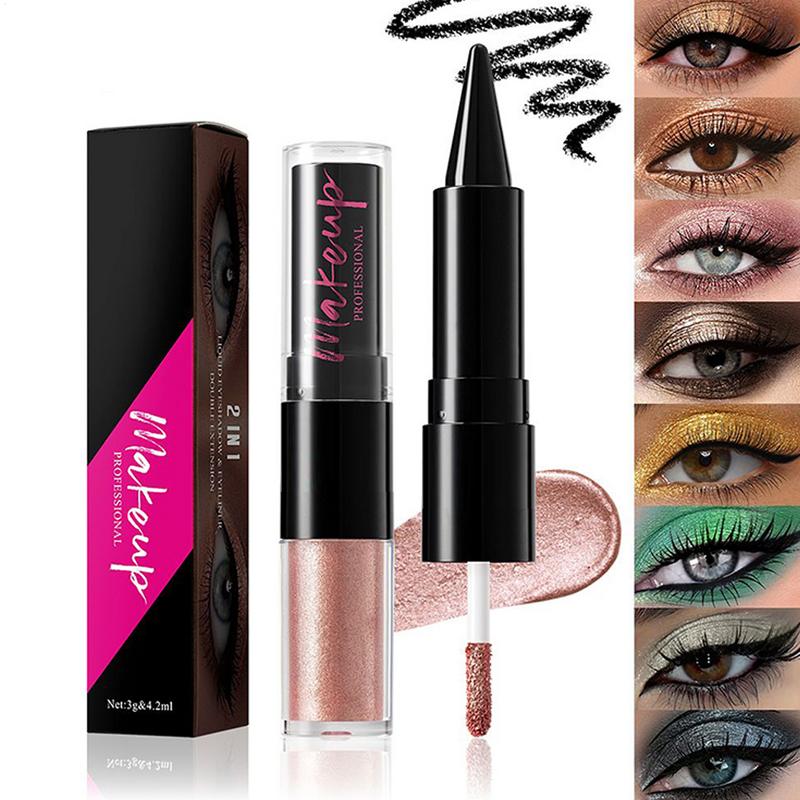 2 in1 Colorful Liquid Eyeshado - огляд і ціна Waterproof Liquid Eyeliner Pen
