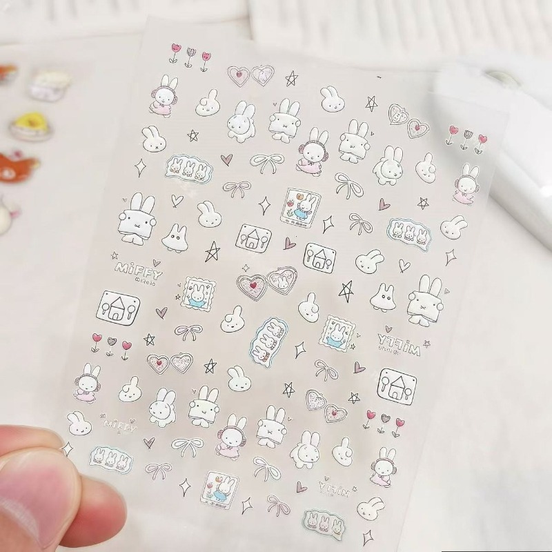 Miffy cartoon nail stickers an - огляд і ціна Nail Art