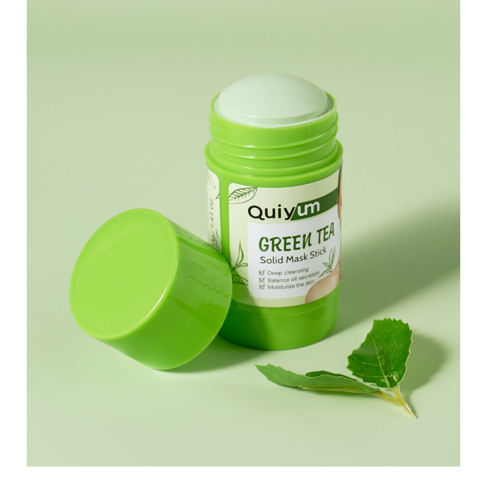 QUIYUM Matcha Green Tea Mud Ma - огляд і ціна Green Tea Cleansing Clay Mask