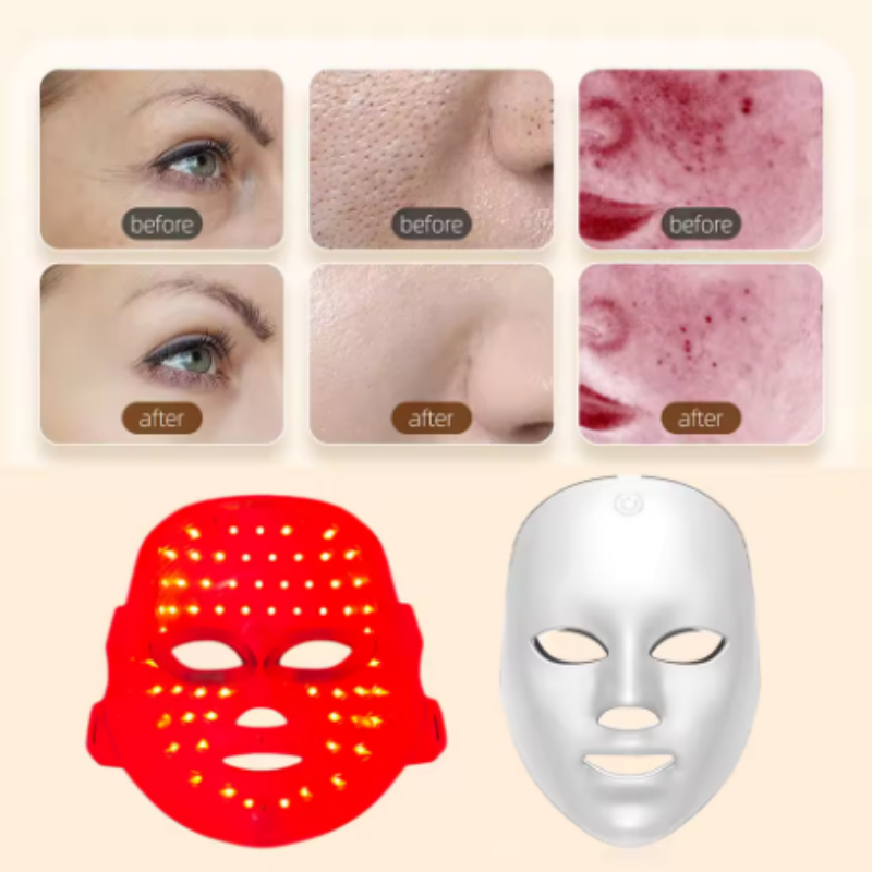 Wireless LED Mask LED Face Mas - огляд і ціна Led Light Therapy Face Mask