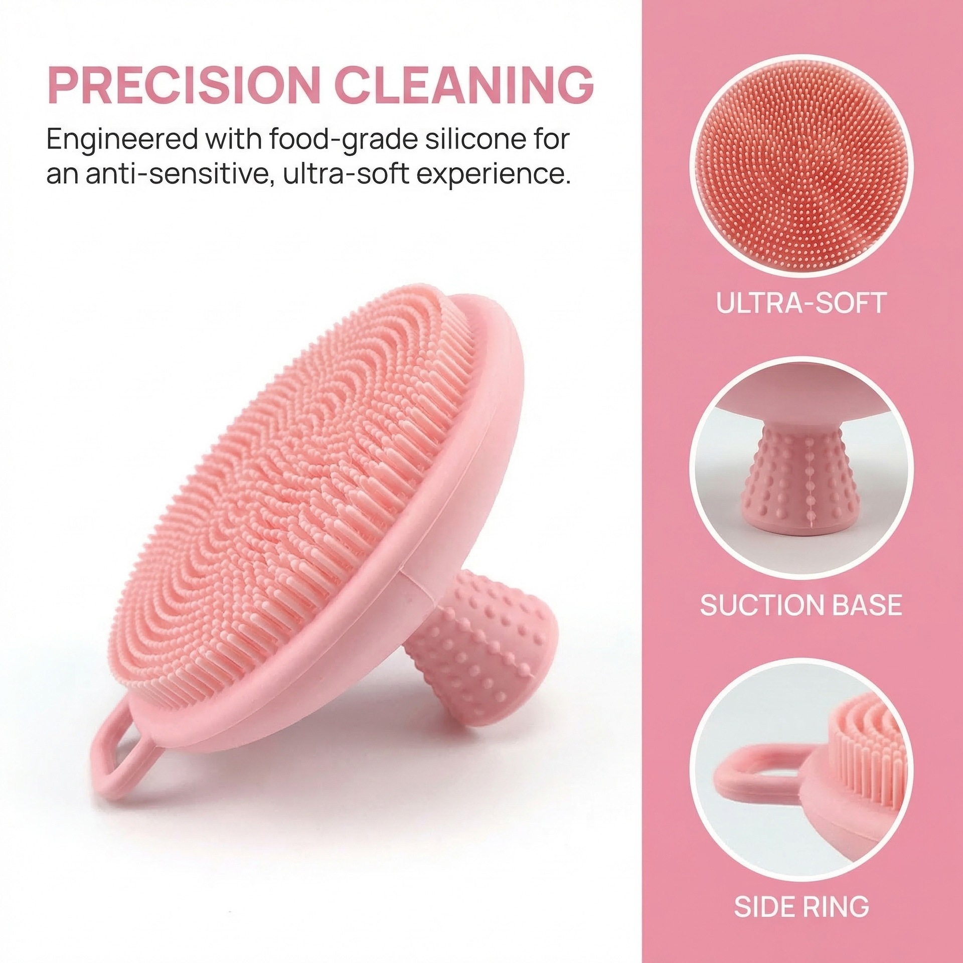 Silicone Scrubber Face Cleansi - огляд і ціна Silicone Face Scrubber Electric